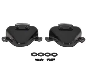 Kentrol Interior Door Latch Brackets Pair Powdercoat Black for Jeep CJ YJ 1981-1995