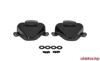Kentrol Interior Door Latch Brackets Pair Powdercoat Black for Jeep CJ YJ 1981-1995 - 50513