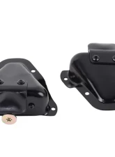 Kentrol Interior Door Latch Brackets Pair Powdercoat Black for Jeep CJ YJ 1981-1995                                     - 50513 - Image 2