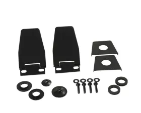 Kentrol Hardtop Liftgate Hinge Pair Powdercoat Black for Jeep YJ | TJ 1987-2006