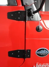 Kentrol Door Hinge Set 4 Pieces Powdercoat Black for Jeep TJ 1997-2006                                     - 50525 - Image 6