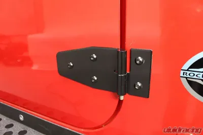 Kentrol Door Hinge Set 4 Pieces Powdercoat Black for Jeep TJ 1997-2006 - 50525