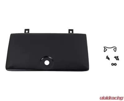 Kentrol Glove Box Door with OE Key Lock, Powdercoat Black, Jeep CJ 1972-1986 - 50526
