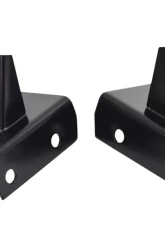 Kentrol Light Bracket Pair Powdercoat Black for Jeep CJ YJ 1976-1995 50531                                     - 50531 - Image 3