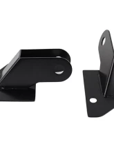 Kentrol Mirror Relocation Bracket Pair Powdercoat Black for Jeep YJ 1987-1995                                     - 50533 - Image 2