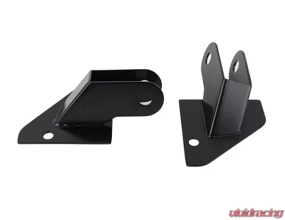 Kentrol Mirror Relocation Bracket Pair Powdercoat Black for Jeep YJ 1987-1995 - 50533