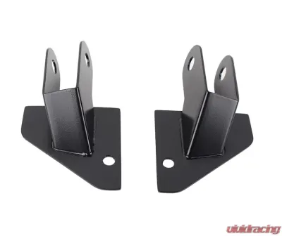 Kentrol Mirror Relocation Bracket Pair Powdercoat Black for Jeep YJ 1987-1995 - 50533