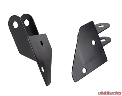 Kentrol Mirror Relocation Bracket Pair Powdercoat Black for Jeep YJ 1987-1995 - 50533