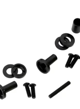 Kentrol Mirror Relocation Bracket Pair Powdercoat Black for Jeep YJ 1987-1995                                     - 50533 - Image 5
