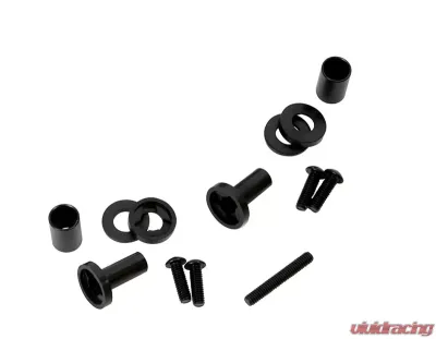 Kentrol Mirror Relocation Bracket Pair Powdercoat Black for Jeep YJ 1987-1995 - 50533