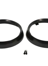 Kentrol Headlight Bezels Pair Powdercoat Black for Jeep CJ 1972-1986                                     - 50537 - Image 5