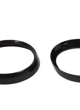 Kentrol Headlight Bezels Pair Powdercoat Black for Jeep CJ 1972-1986                                     - 50537 - Image 3