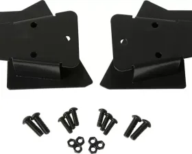 Kentrol Mirror Relocation Bracket Pair Powdercoat Black for Jeep TJ 2003-2006