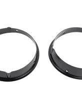 Kentrol Headlight Bezels Pair Powdercoat Black for Jeep TJ 1997-2006                                     - 50543 - Image 2