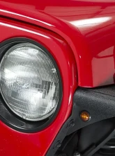 Kentrol Headlight Bezels Pair Powdercoat Black for Jeep TJ 1997-2006                                     - 50543 - Image 7
