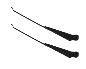 Kentrol Windshield Wiper Arms Pair Powdercoat Black for Jeep CJ 1968-1986