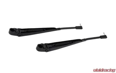 Kentrol Windshield Wiper Arms Pair Powdercoat Black for Jeep YJ 1987-1995 - 50545