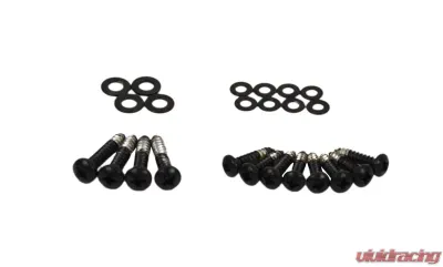 Kentrol Euro Light Guard Set, 4 Pieces, Powdercoat Black, Fits Jeep TJ 1997-2006 - 50557
