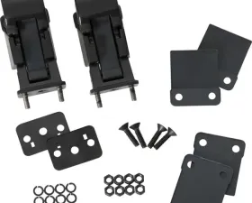 Kentrol Hood Catch Pair TJ Style Powdercoat Black for Jeep CJ | YJ 1942-1995