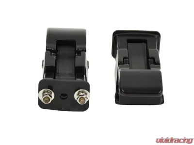 Kentrol Hood Catch Pair TJ Style Powdercoat Black for Jeep CJ | YJ 1942-1995 - 50563