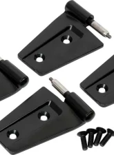 Kentrol Door Hinge Set 4 Pieces Powdercoat Black for Jeep JK 2007-2018                                     - 50575 - Image 5