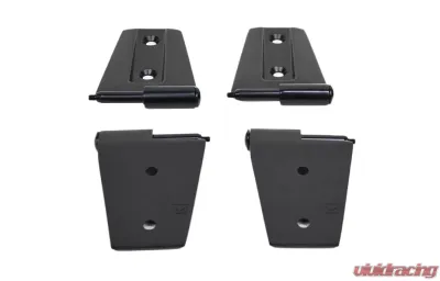 Kentrol Door Hinge Set 4 Pieces Powdercoat Black for Jeep JK 2007-2018 - 50575