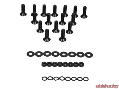Kentrol Door Hinge Set 8 Pieces for Jeep JK 2007-2018, Powdercoat Black - 50576