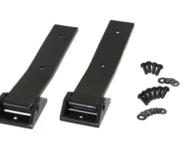 Kentrol Tailgate Hinge Pair Powdercoat Black for Jeep JK 2007-2018