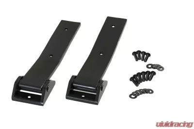 Kentrol Tailgate Hinge Pair Powdercoat Black for Jeep JK 2007-2018 - 50578