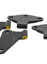 Kentrol Body Door Hinge Set 4 Pieces Powdercoat Black for Jeep JK 2007-2018                                     - 50580 - Image 2