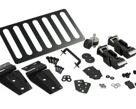 Kentrol Hood Kit Powdercoat Black Jeep JK 2007-2018