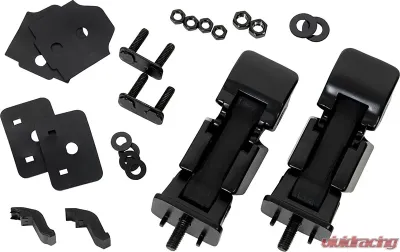 Kentrol Hood Kit Powdercoat Black Jeep JK 2007-2018 - 50588