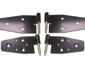 Kentrol Door Hinge Set of 4 Pieces Black Jeep TJ 2003-2006