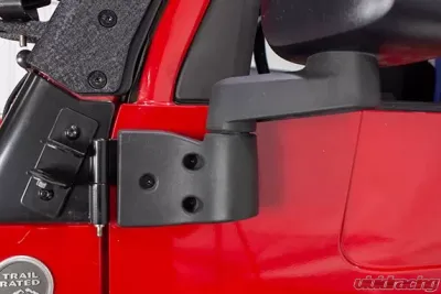 Kentrol Door Hinge Set of 4 Pieces Black Jeep TJ 2003-2006 - 50719