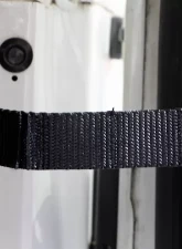 Kentrol Door Strap Kit Black Powdercoat Stainless Steel for Jeep CJ | YJ 1976-1995                                     - 50725 - Image 2