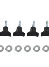 Kentrol Door Hinge Liners for Jeep CJ | YJ | TJ 1976-2006, Powdercoat Black, 2 Door                                     - 70006 - Image 5
