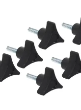 Kentrol Door Hinge Liners for Jeep CJ | YJ | TJ 1976-2006, Powdercoat Black, 2 Door                                     - 70006 - Image 2