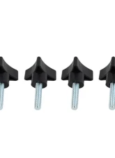 Kentrol Door Hinge Liners for Jeep CJ | YJ | TJ 1976-2006, Powdercoat Black, 2 Door                                     - 70006 - Image 3