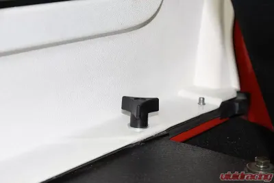 Kentrol Door Hinge Liners for Jeep CJ | YJ | TJ 1976-2006, Powdercoat Black, 2 Door - 70006
