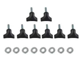 Kentrol Hardtop Screws Textured Black for Jeep TJ 1997-2002, 70007