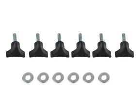 Kentrol Hardtop Screws Textured Black for Jeep TJ Unlimited LJ 2004-2006