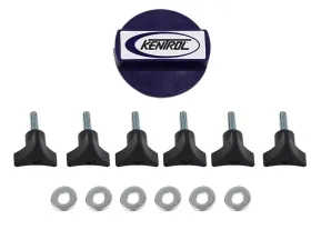 Kentrol Hardtop Screws Textured Black Jeep TJ | JK 2003-2017