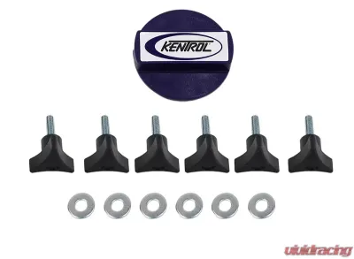 Kentrol Hardtop Screws Textured Black Jeep TJ | JK 2003-2017 - 70009