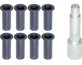 Kentrol Door Hinge Liners for 4 Door Jeep JL 2018+ Textured Black 70012