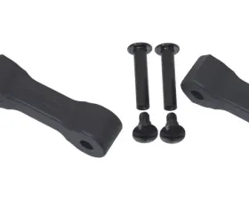 Kentrol Replacement Hood Catch Rubbers Pair Textured Black for Jeep TJ 1997-2006