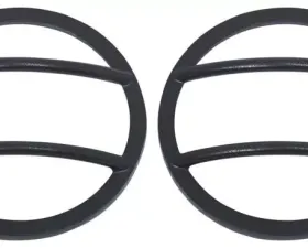 Kentrol Front Marker Covers Pair Textured Black for Jeep JK 2007-2018