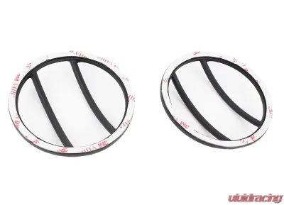 Kentrol Front Marker Covers Pair Textured Black for Jeep JK 2007-2018 - 80009