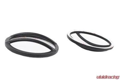 Kentrol Front Marker Covers Pair Textured Black for Jeep JK 2007-2018 - 80009