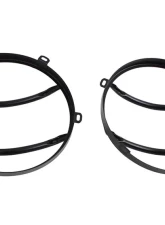 Kentrol Headlight & Marker Cover Set, 6 Pieces, Textured Black for Jeep JK 2007-2018                                     - 80013 - Image 2