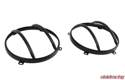 Kentrol Headlight & Marker Cover Set, 6 Pieces, Textured Black for Jeep JK 2007-2018 - 80013